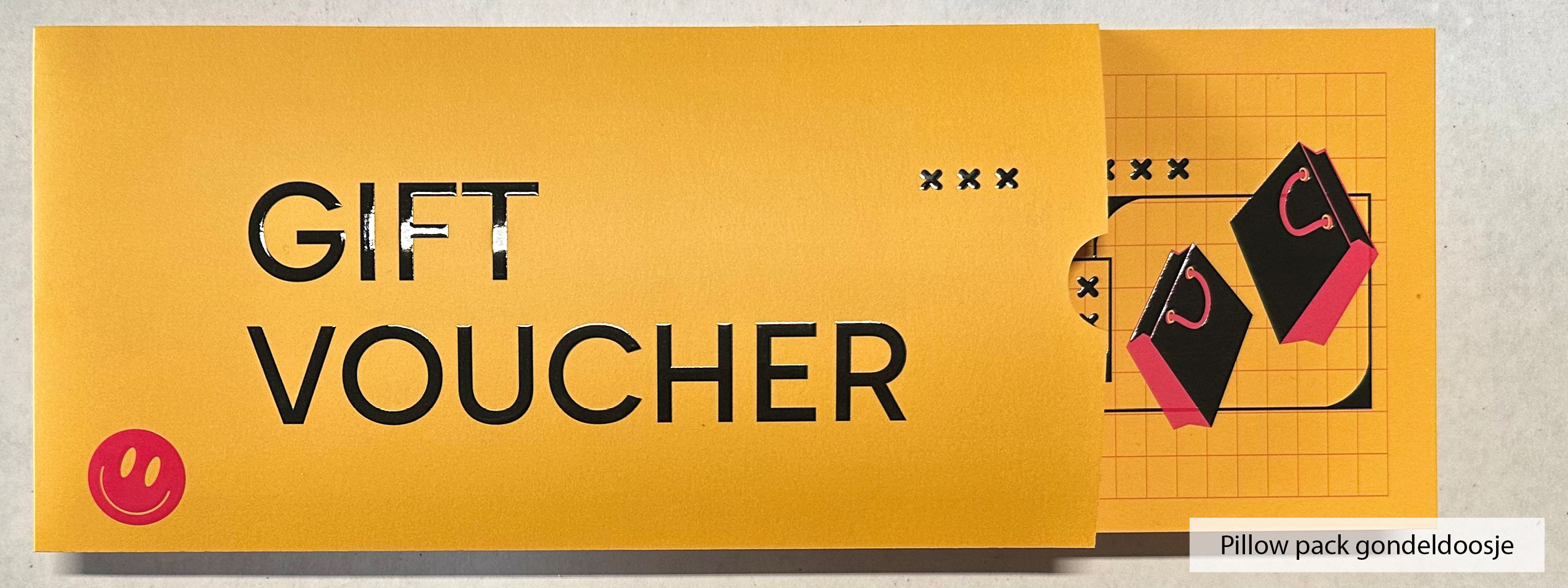 Slipcase voor cadeaukaart