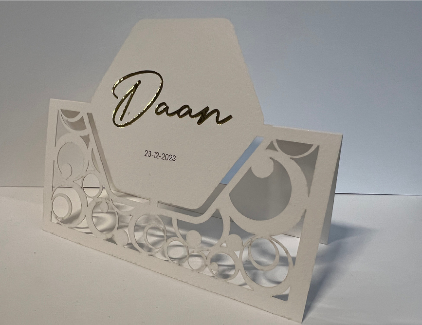 Laser kaarten drukken